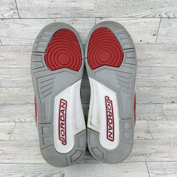 Air Jordan 3 Retro SE GS 'Unite' Fire Red Cement CQ0488-600 Size 7Y/8.5 Womans - Picture 7 of 10